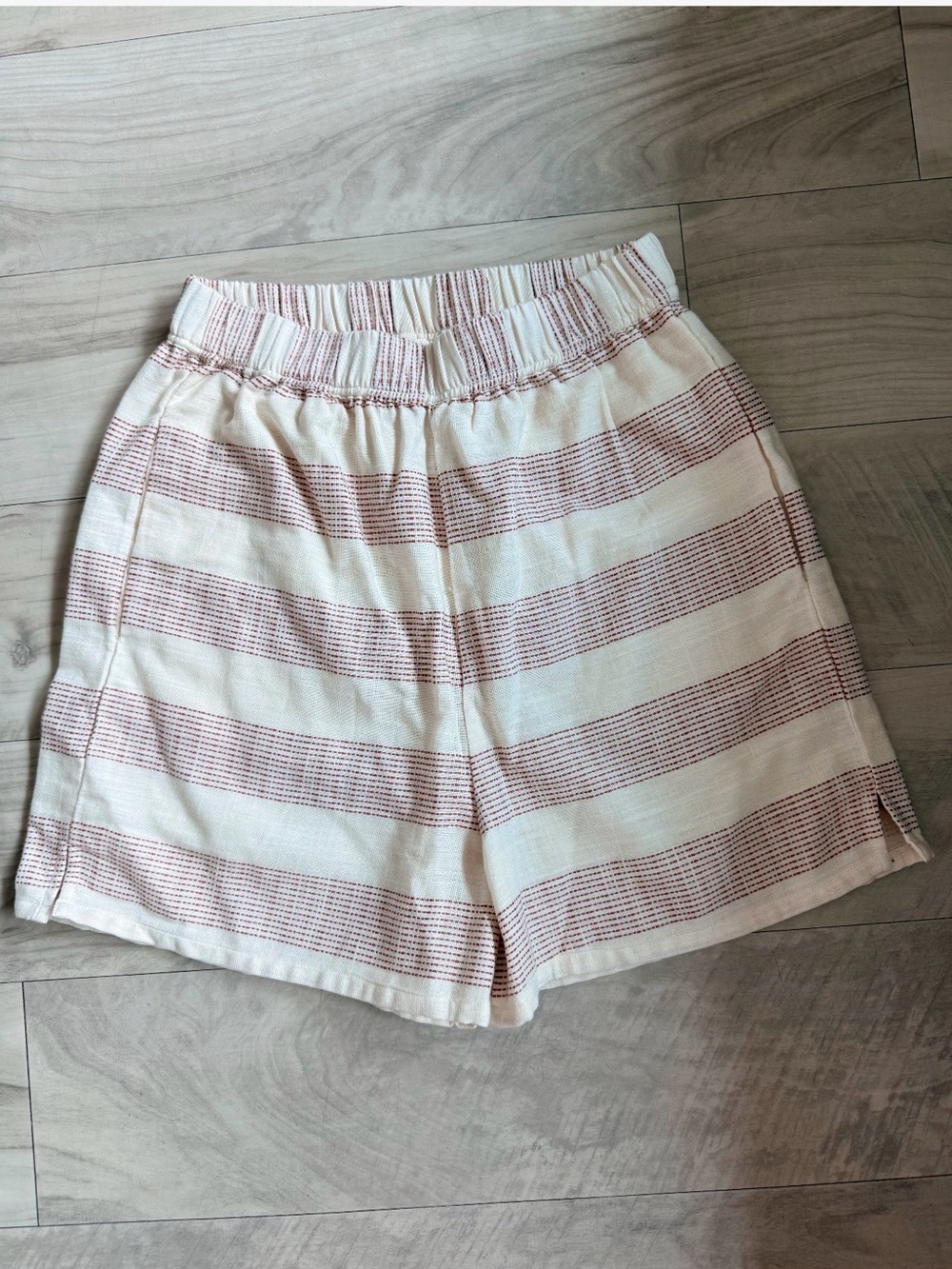 LAUDE THE LABEL everyday yshort-Terracota Ticking S